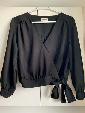Frank And Oak Black Blouse